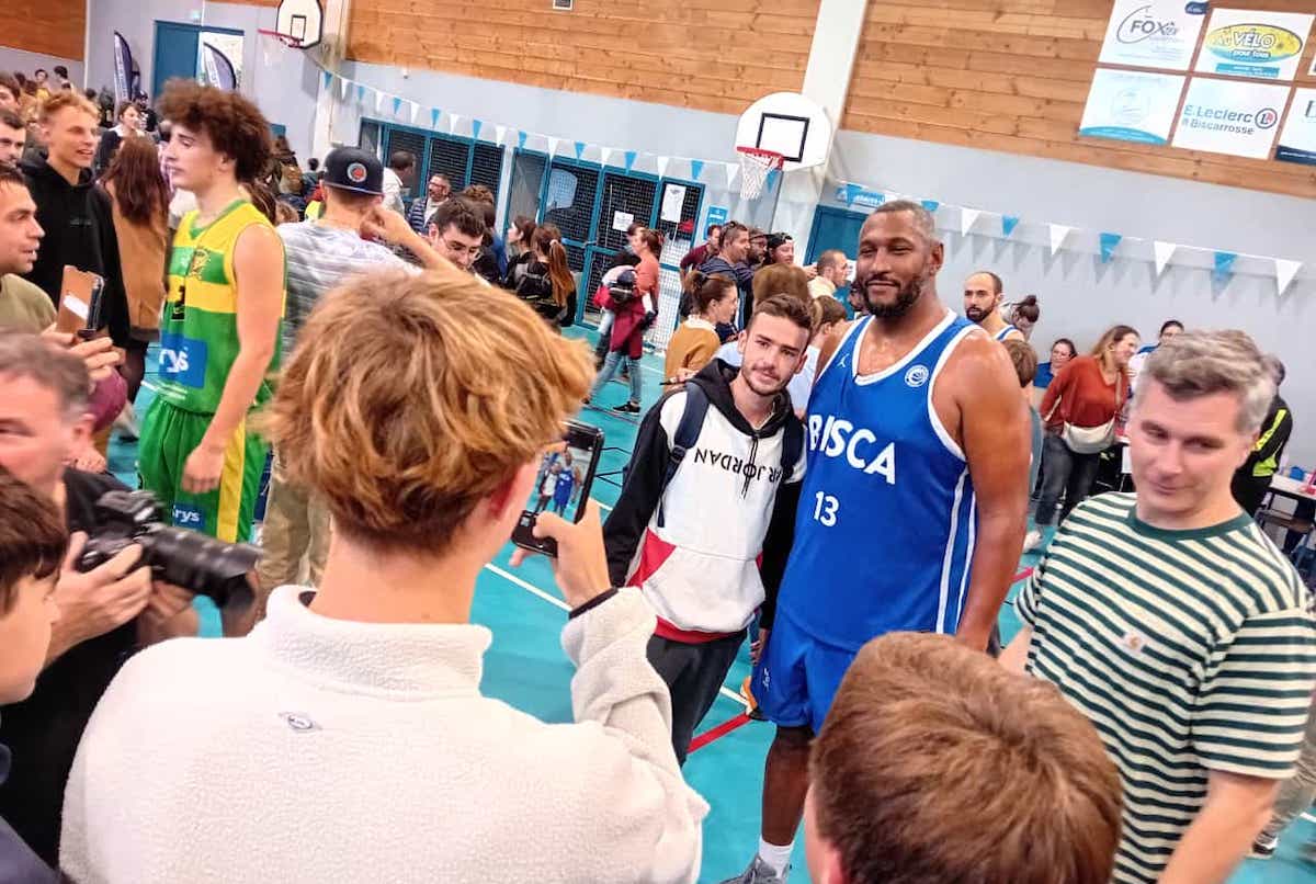 Boris Diaw et Biscarrosse