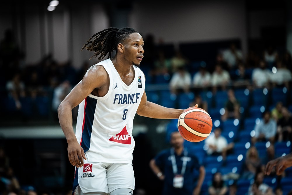 Melvin Ajinça avec l'équipe de France U19