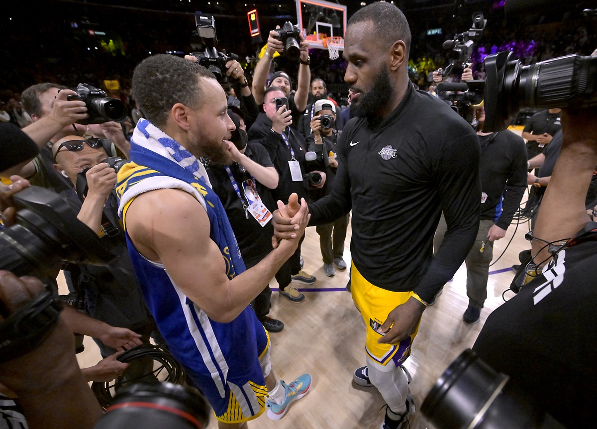 LeBron James et Stephen Curry