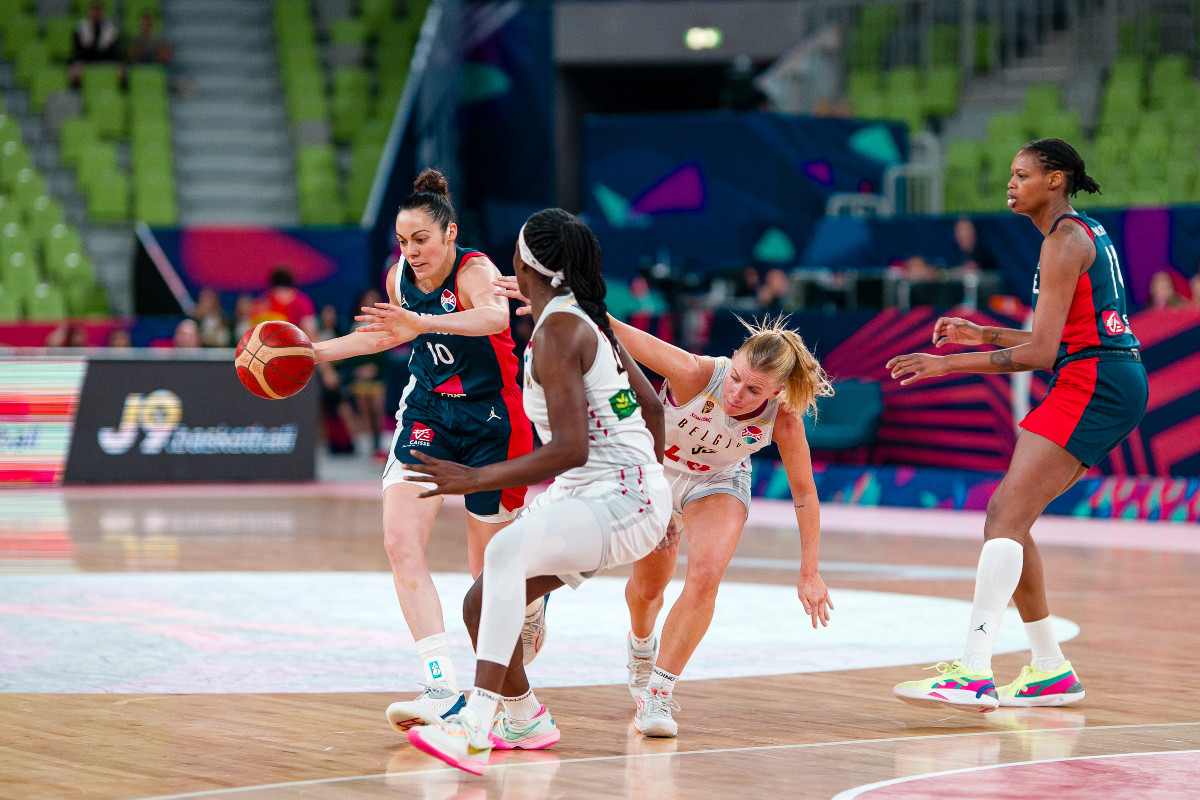 La France face à la Belgique, à l'EuroBasket 2023