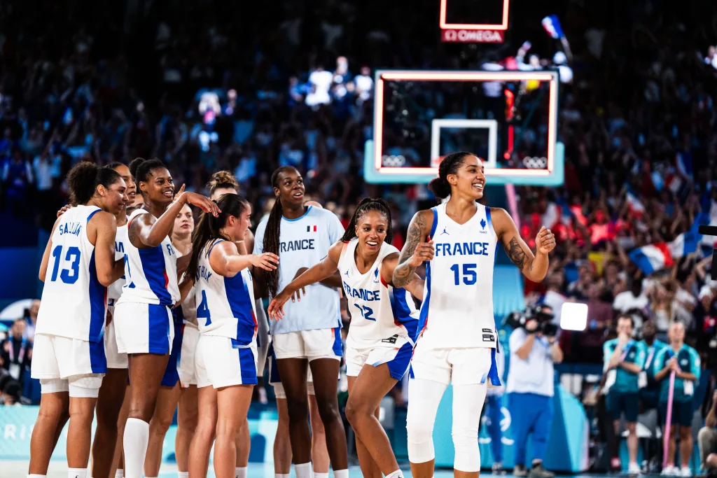 Gabby Williams et l'Equipe de France