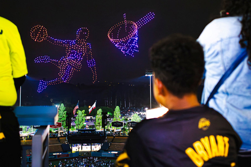 drones Kobe Bryant