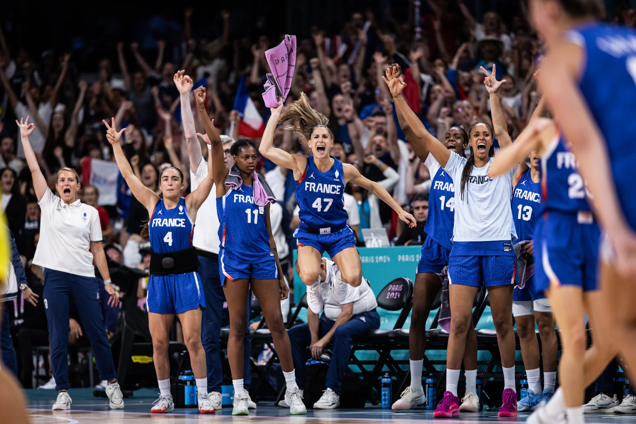 L'Equipe de France affronte l'Allemagne