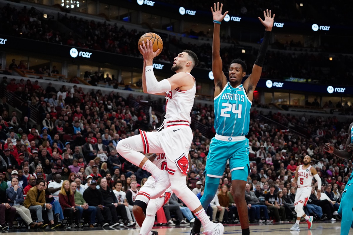 Zach LaVine avec les Chicago Bulls