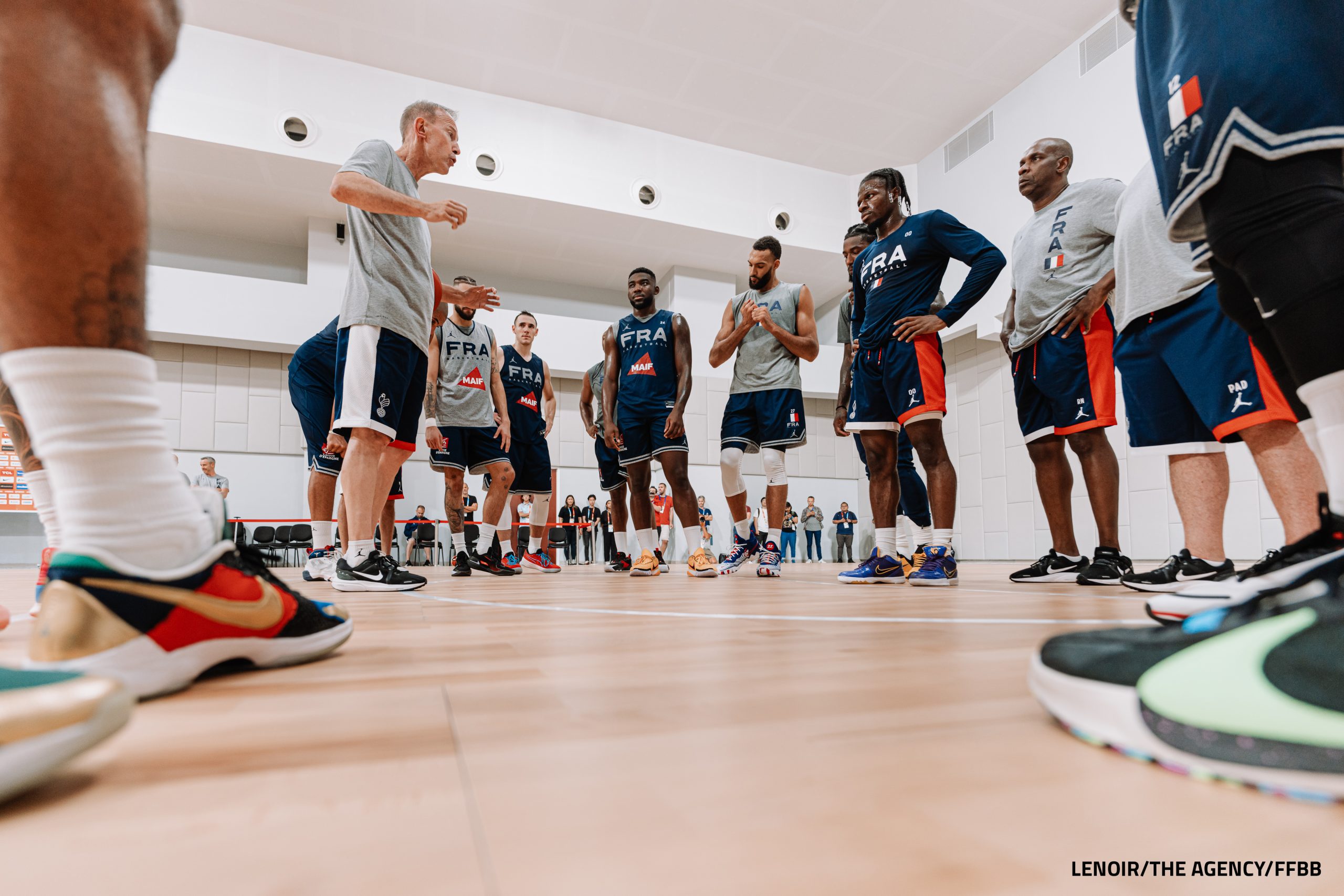 Vincent Collet avec les Bleus
