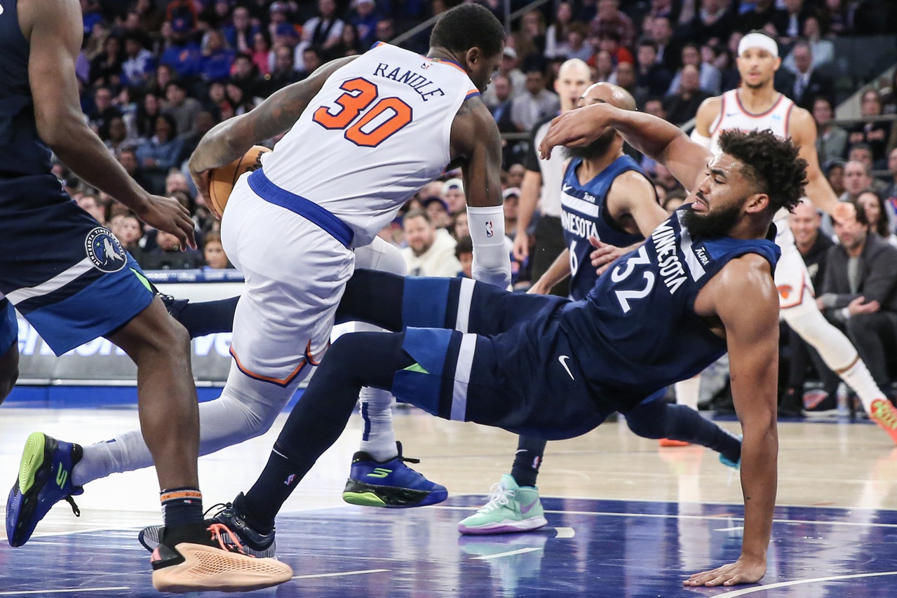Karl-Anthony Towns et Julius Randle