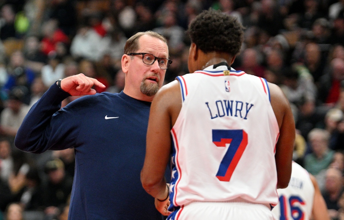 Nick Nurse et Kyle Lowry
