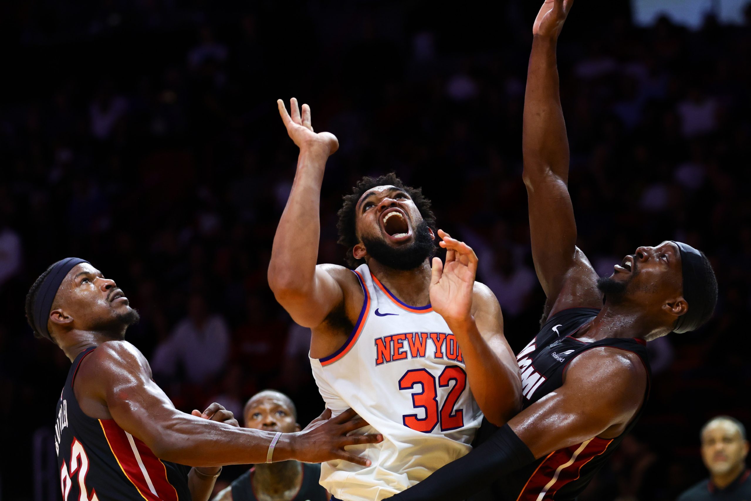 Karl-Anthony Towns face au Heat