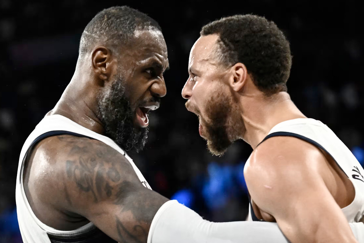 LeBron James et Stephen Curry