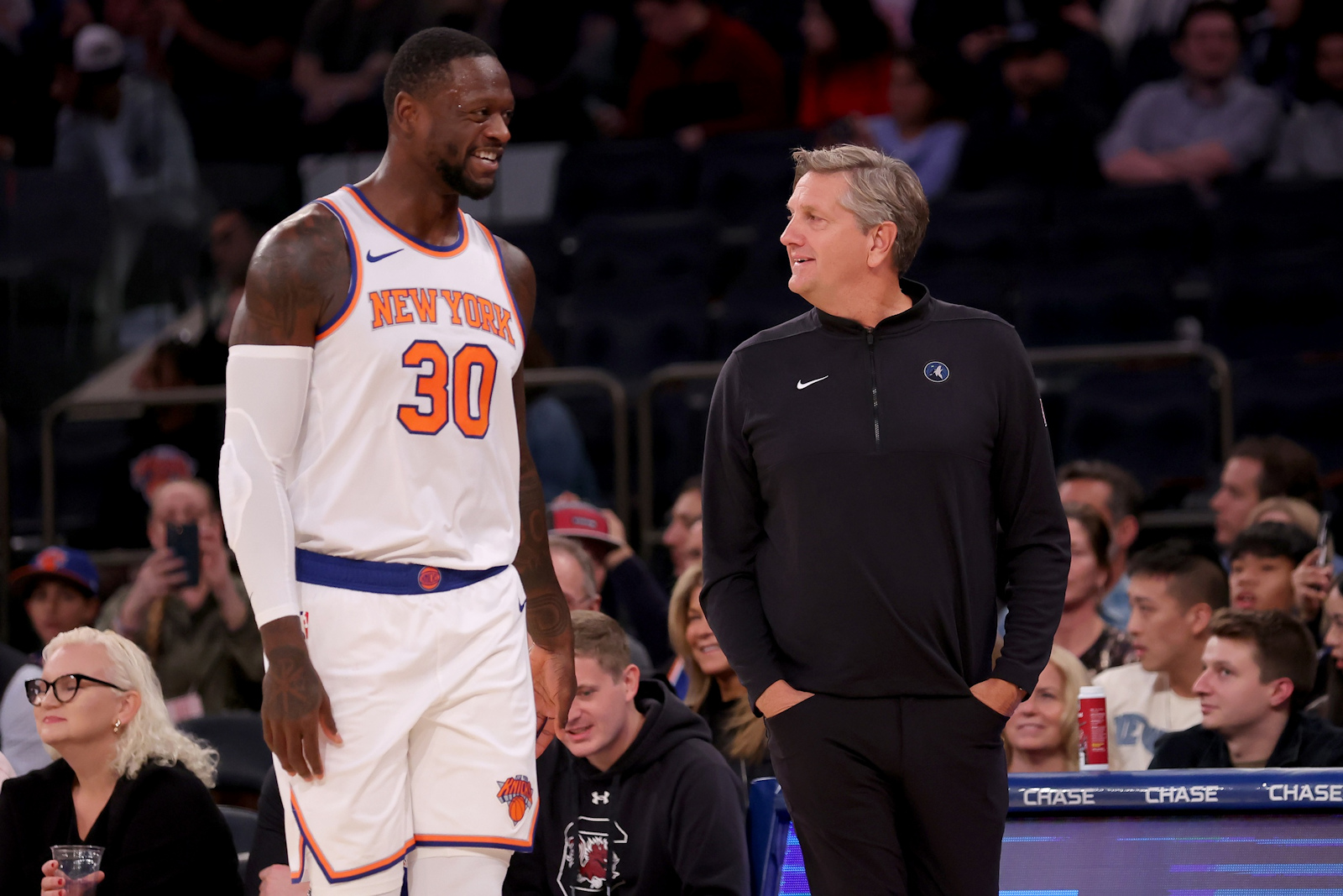 Julius Randle Chris Finch