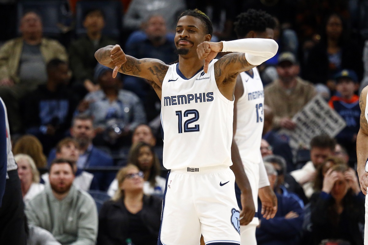Ja Morant (Grizzlies) contre les Blazers