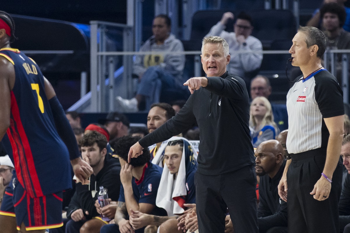 Steve Kerr (Warriors) contre les Nets
