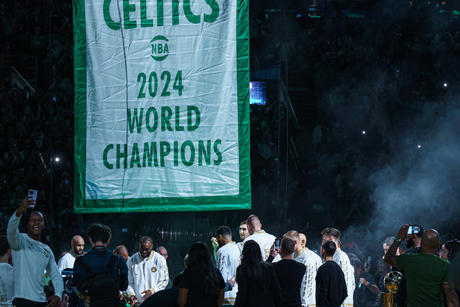 Les Celtics en visite à la Maison-Blanche