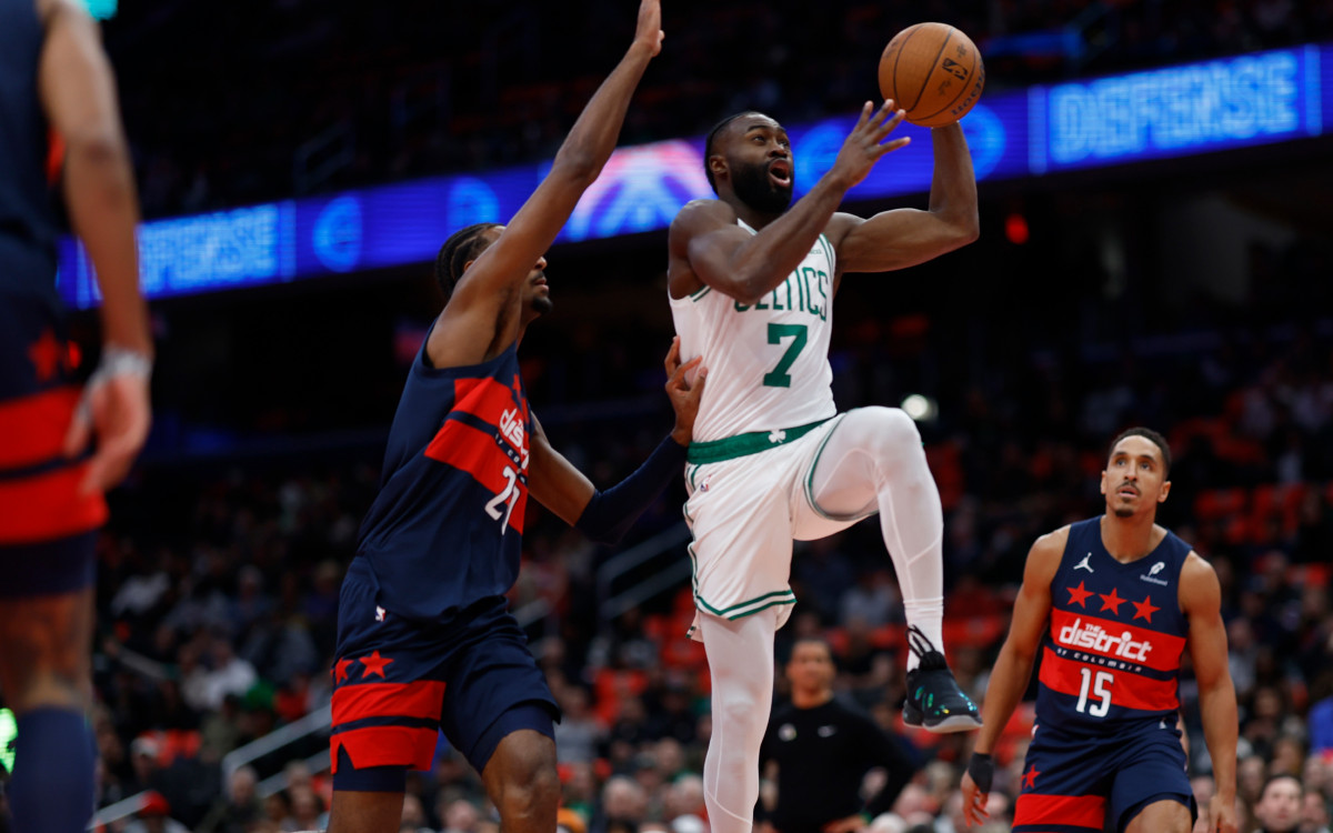 Jaylen Brown avec les Celtics