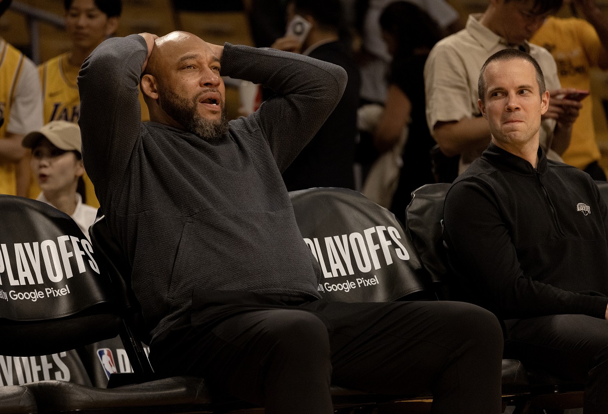 Darvin Ham, alors entraîneur des Lakers