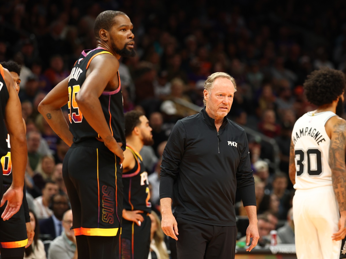 Mike Budenholzer et Kevin Durant
