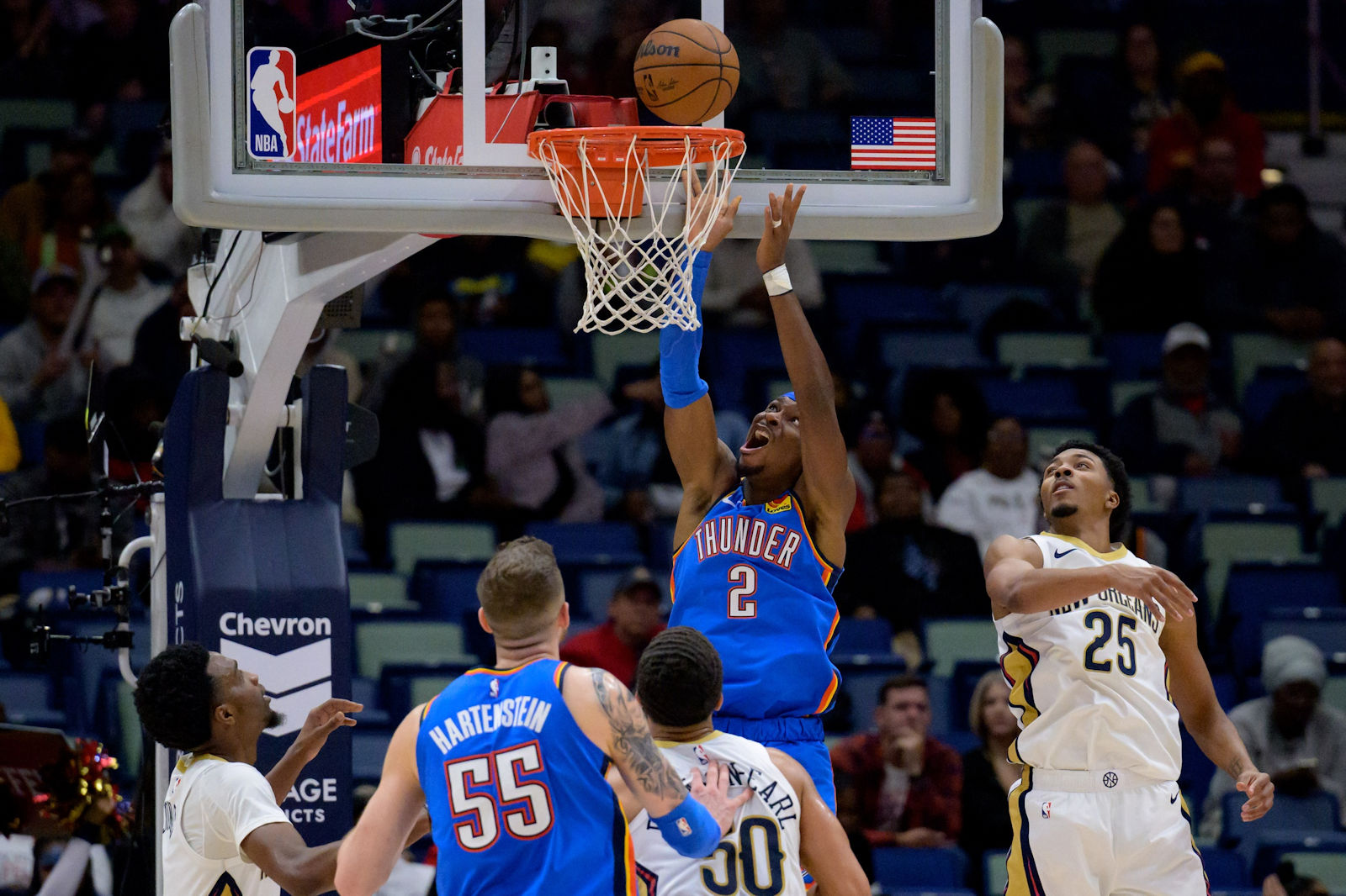 thunder pelicans
