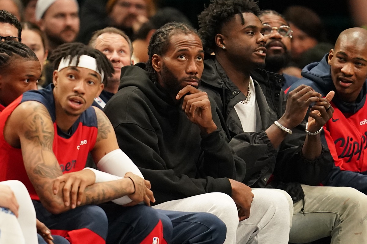 Kawhi Leonard sur le banc des Clippers