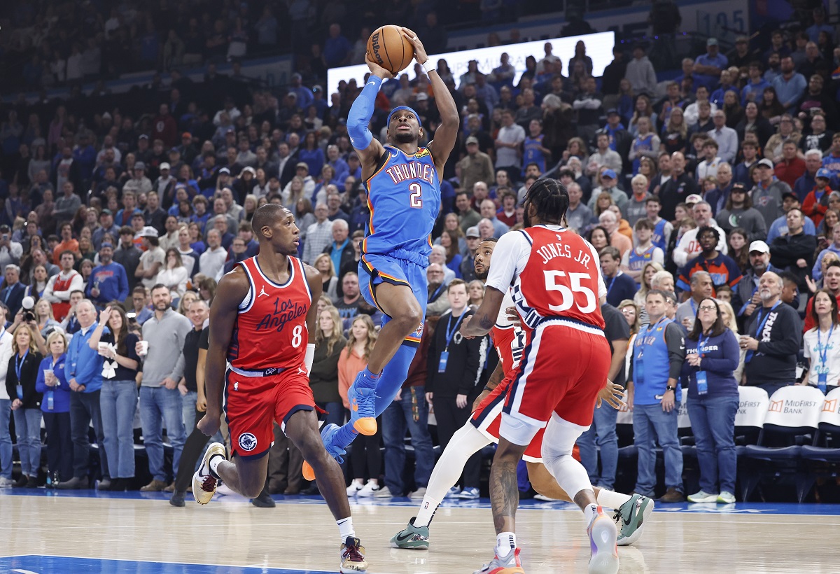 Shai Gilgeous-Alexander (Thunder) contre les Clippers