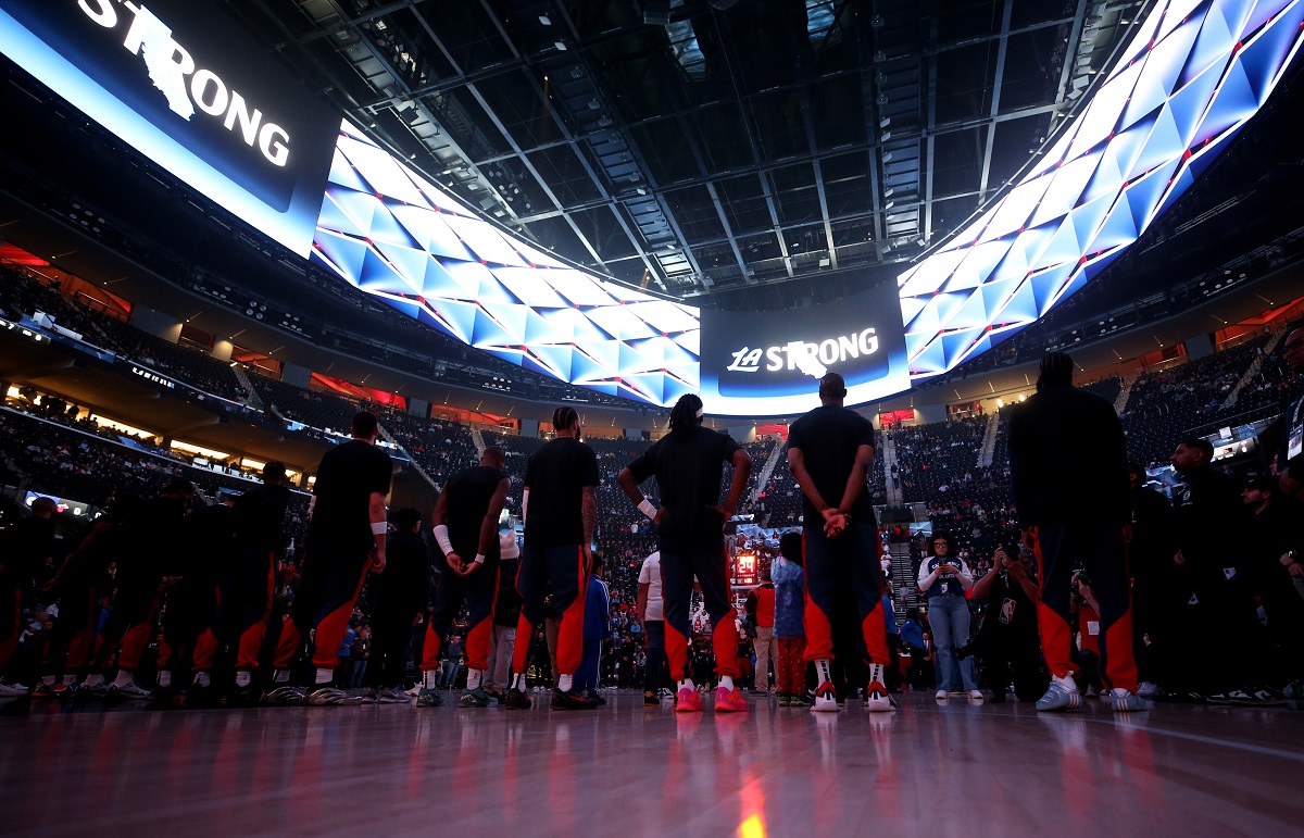 LA Strong, le message affiché par les Clippers avant le match contre le Heat