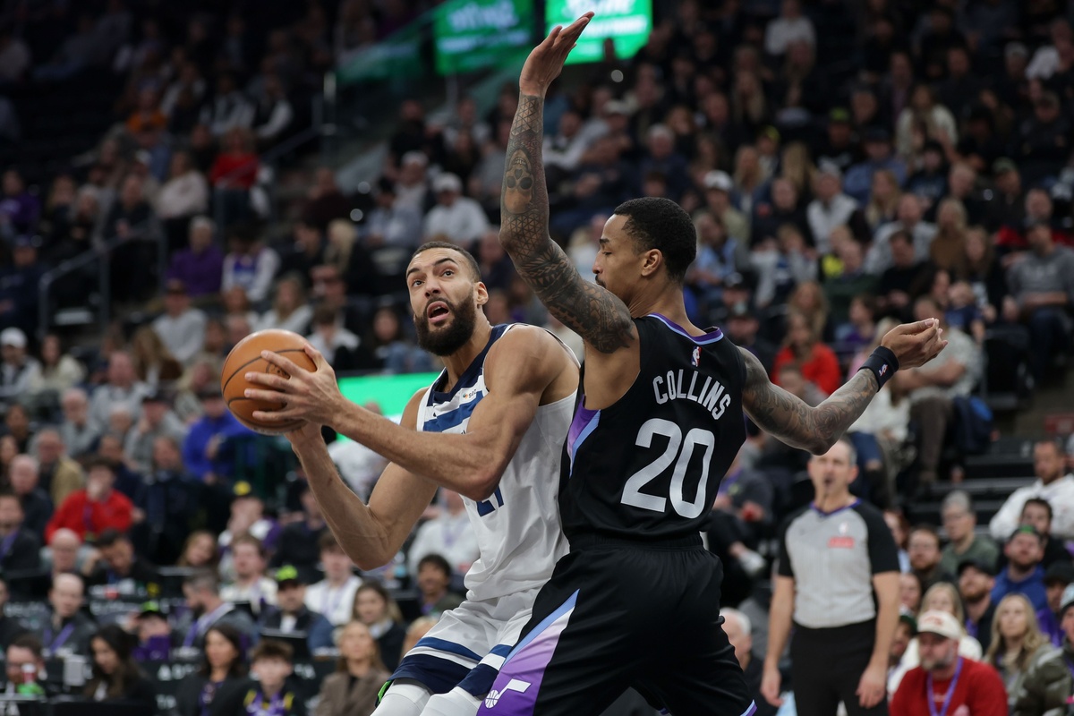 Rudy Gobert avec les Wolves