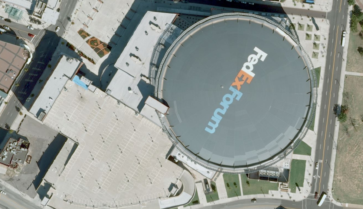 Le FedExForum de Memphis