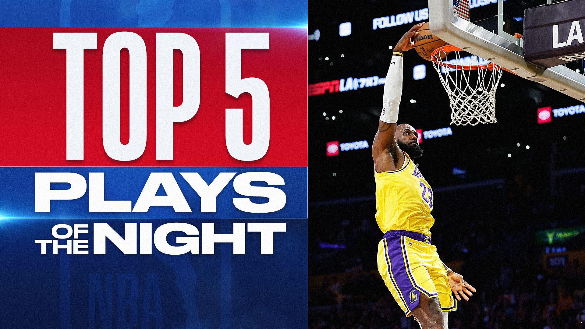 Le Top 5 de la nuit