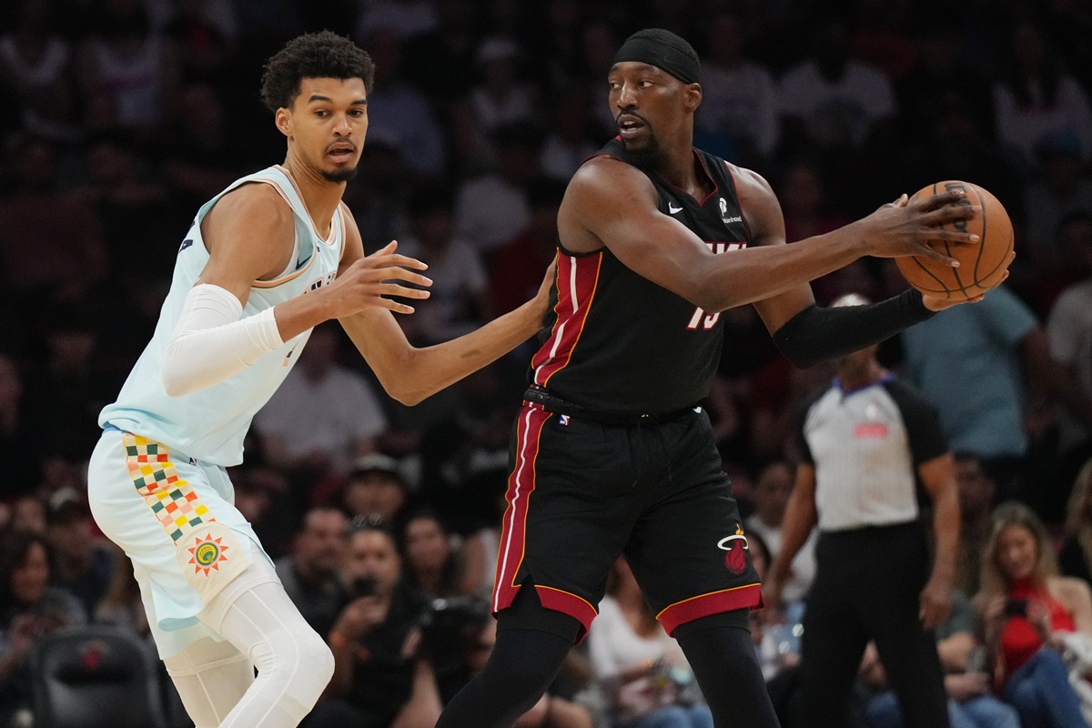 Bam Adebayo et Victor Wembanyama