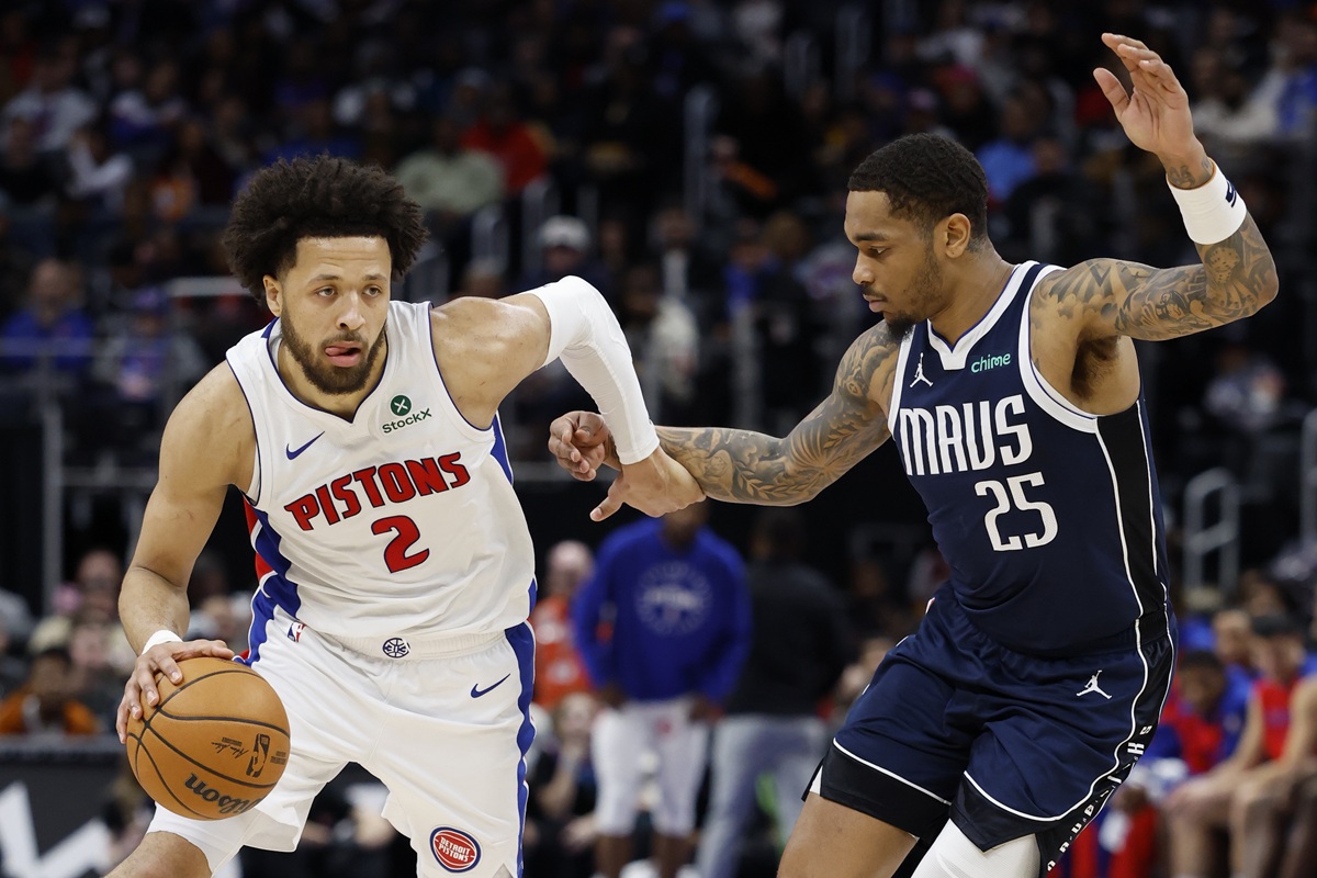 Cade Cunningham (Pistons) contre les Mavericks
