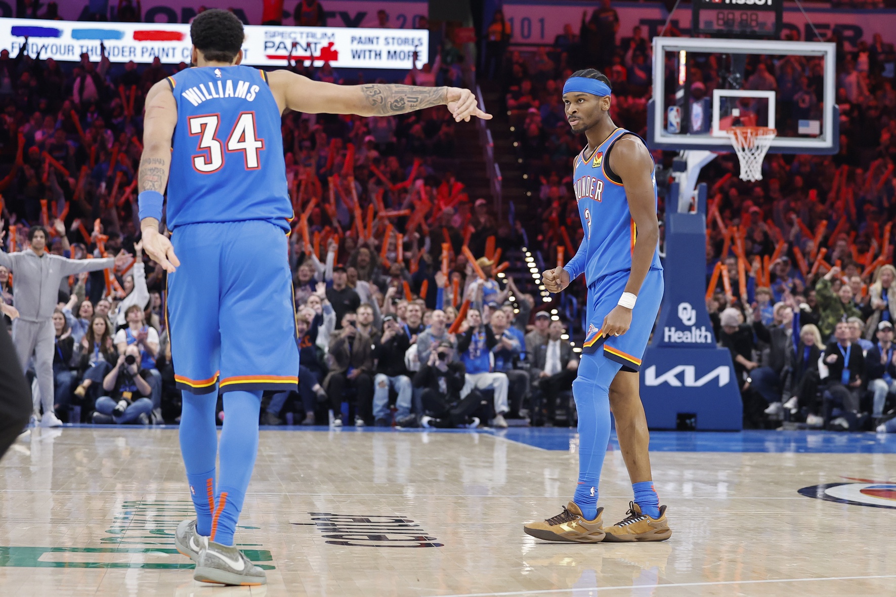 Shai Gilgeous-Alexander et le Thunder