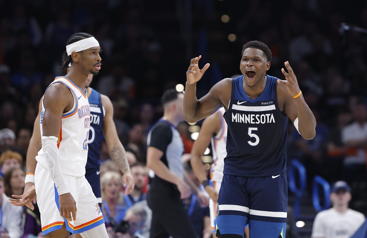 Anthony Edwards (Wolves) contre le Thunder