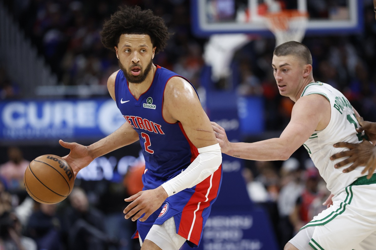 Cade Cunningham (Pistons) contre les Celtics