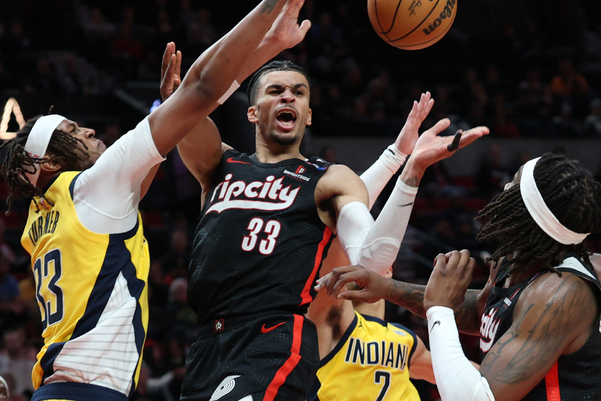 Toumani Camara et les Blazers