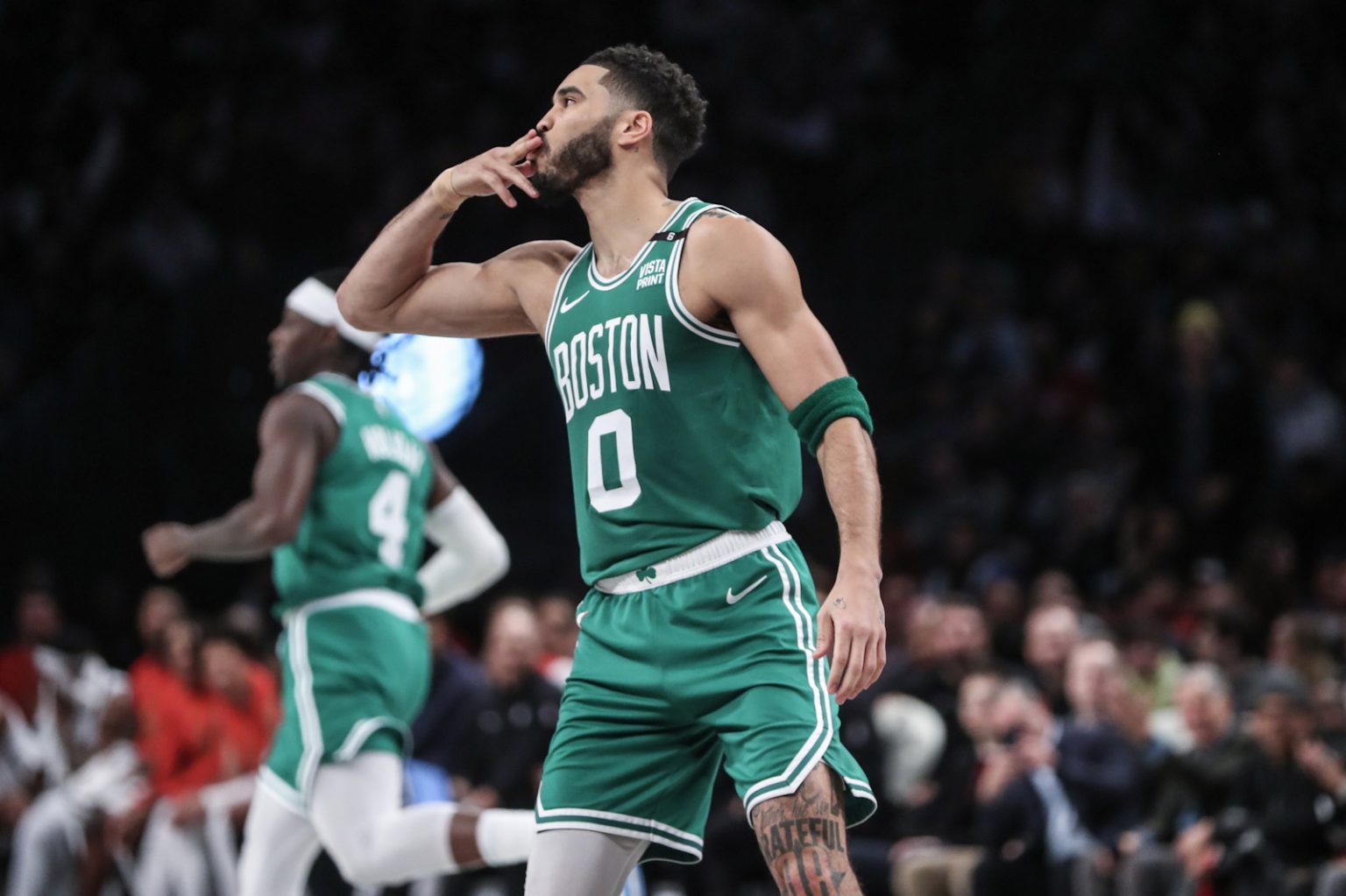 Jayson Tatum avec les Celtics