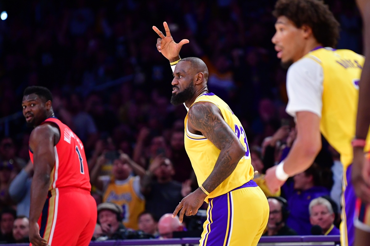 LeBron James (Lakers) contre les Pelicans