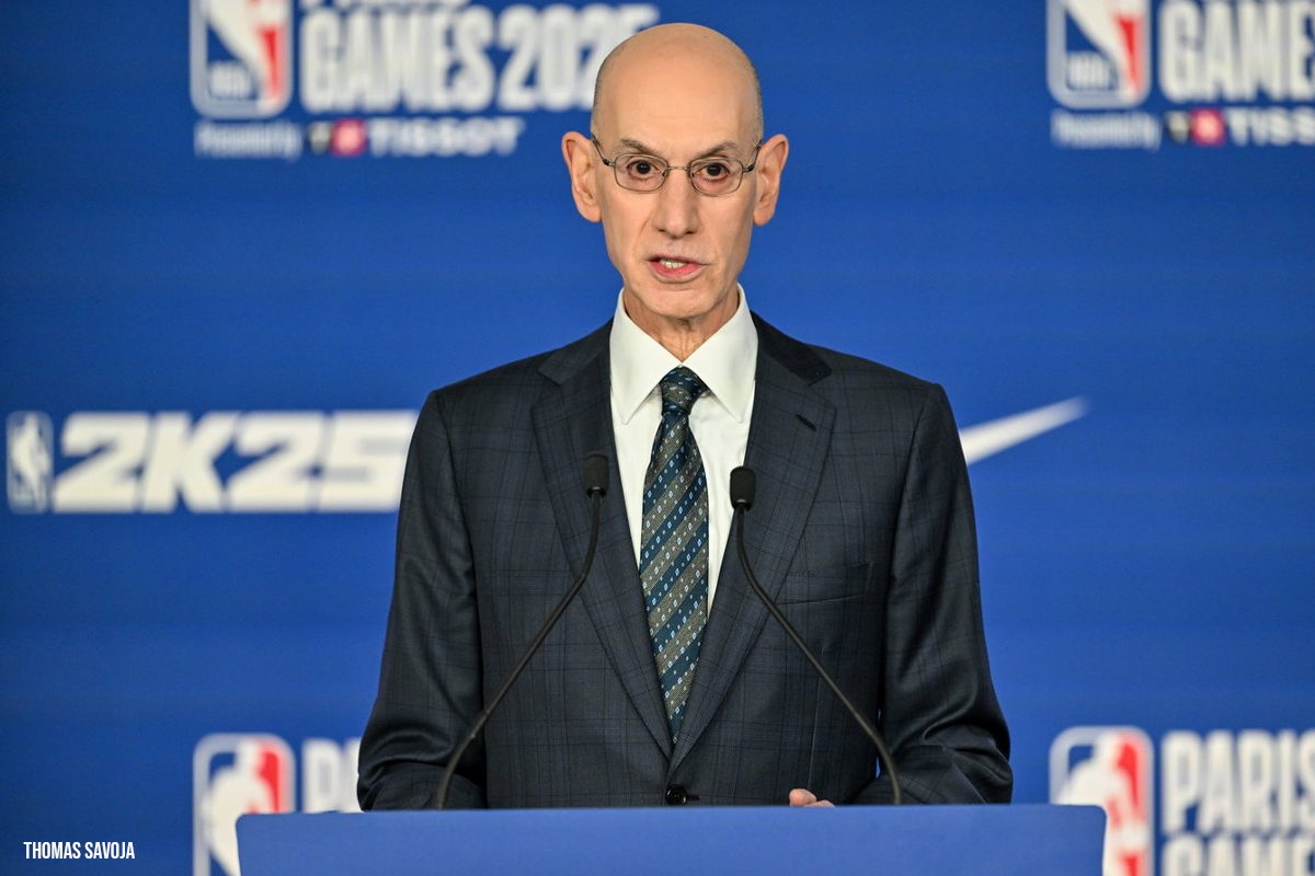 Adam Silver à Paris avec la NBA