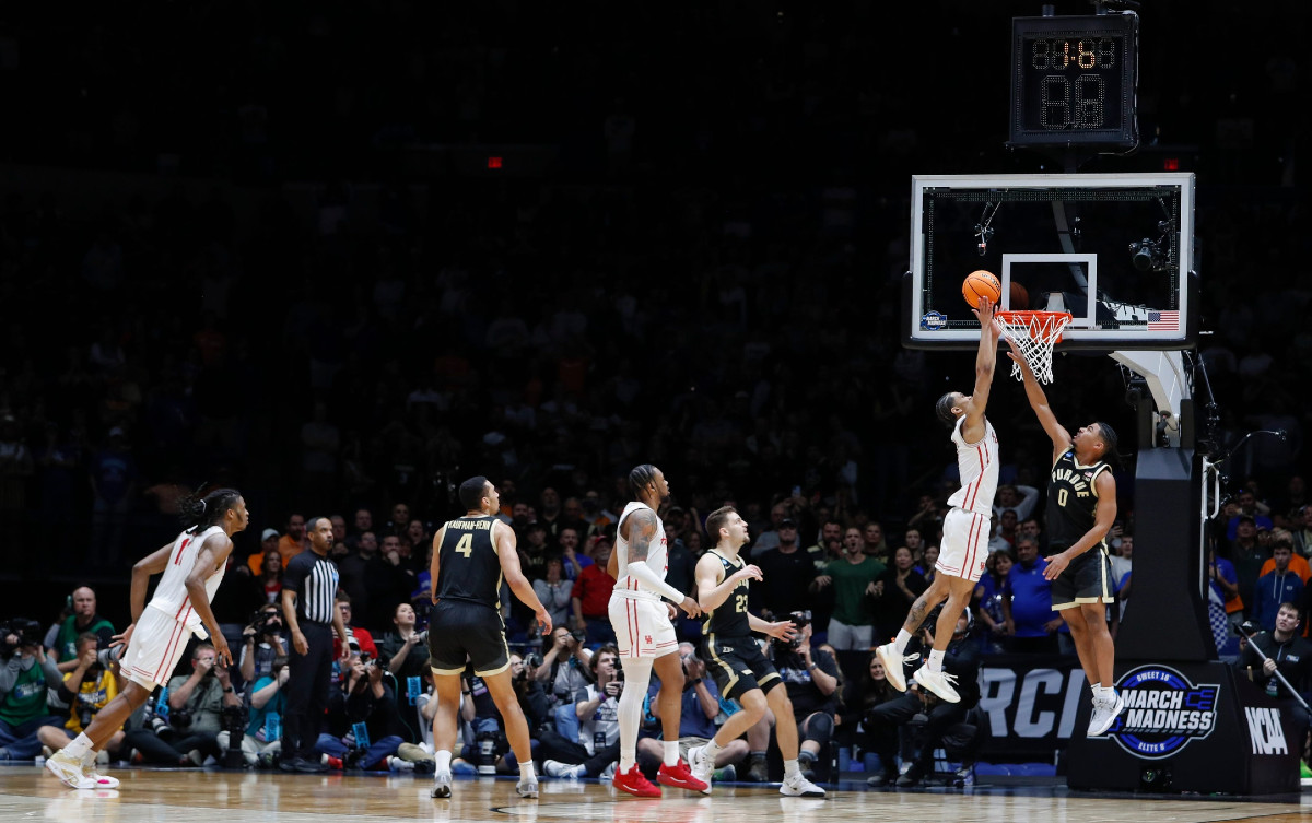 Houston terrasse Purdue lors de la March Madness