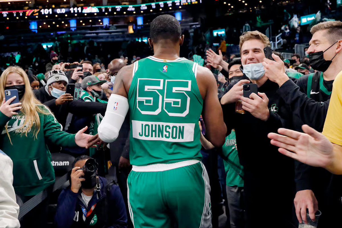 Joe Johnson avec les Celtics