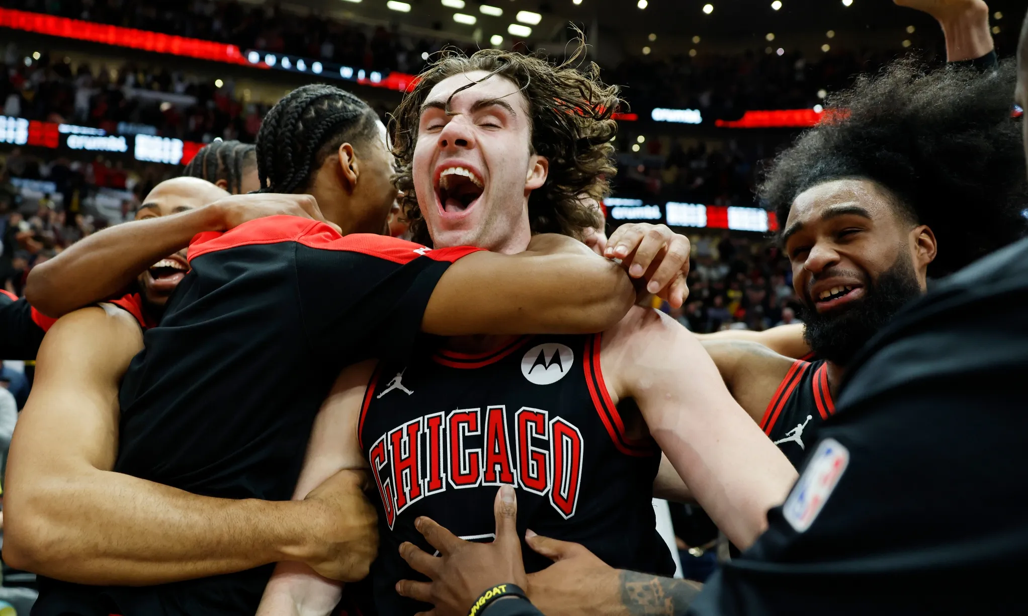 Josh Giddey avec les Bulls face aux Lakers