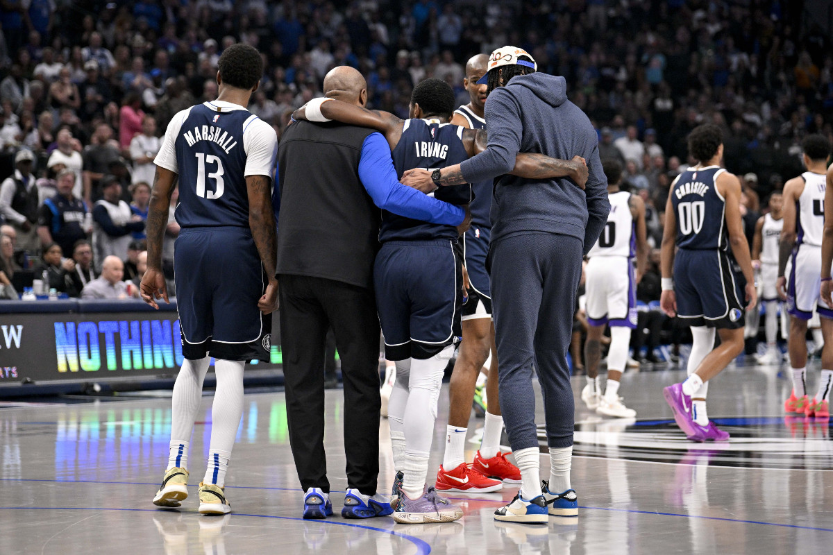Kyrie Irving avec les Mavericks