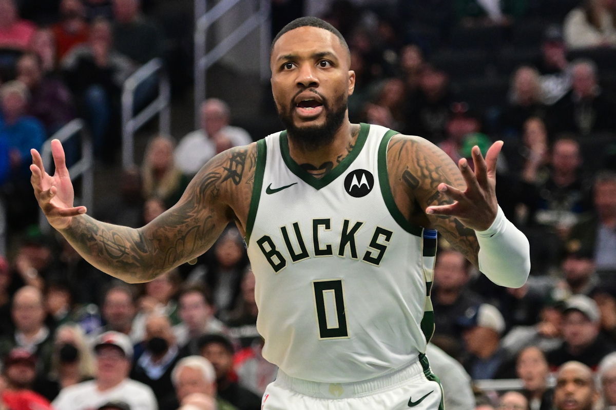 Damian Lillard avec les Bucks