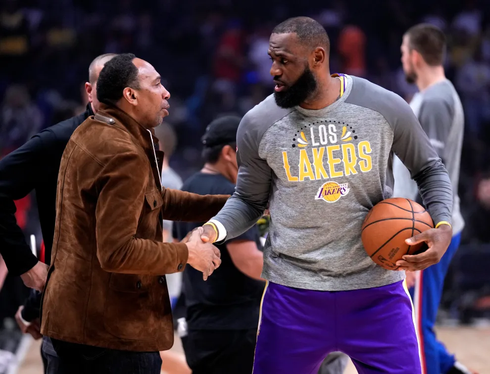 LeBron James et Stephen A. Smith