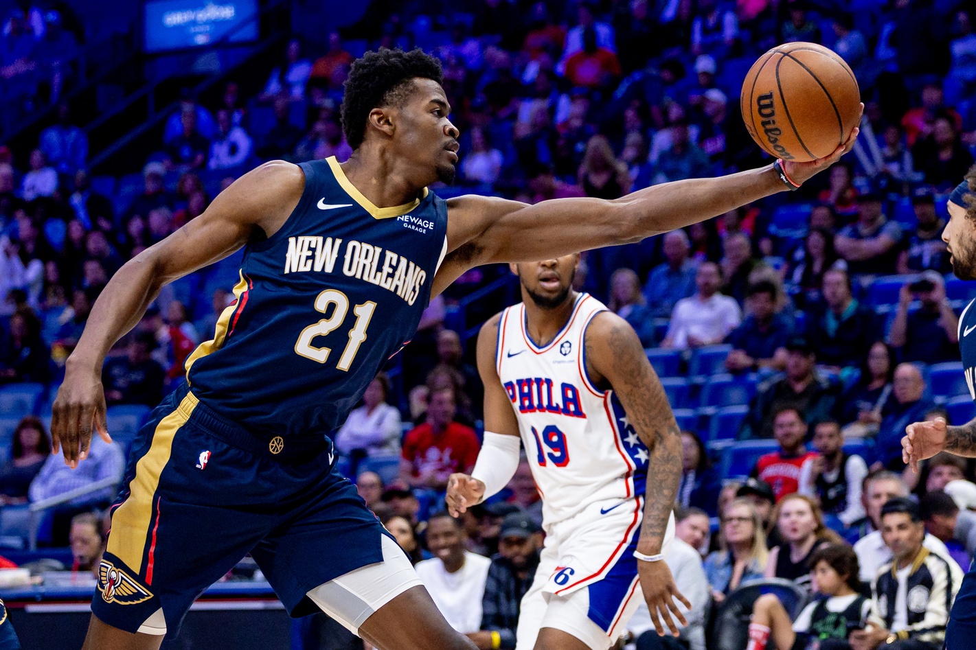 Yves Missi with the Pelicans