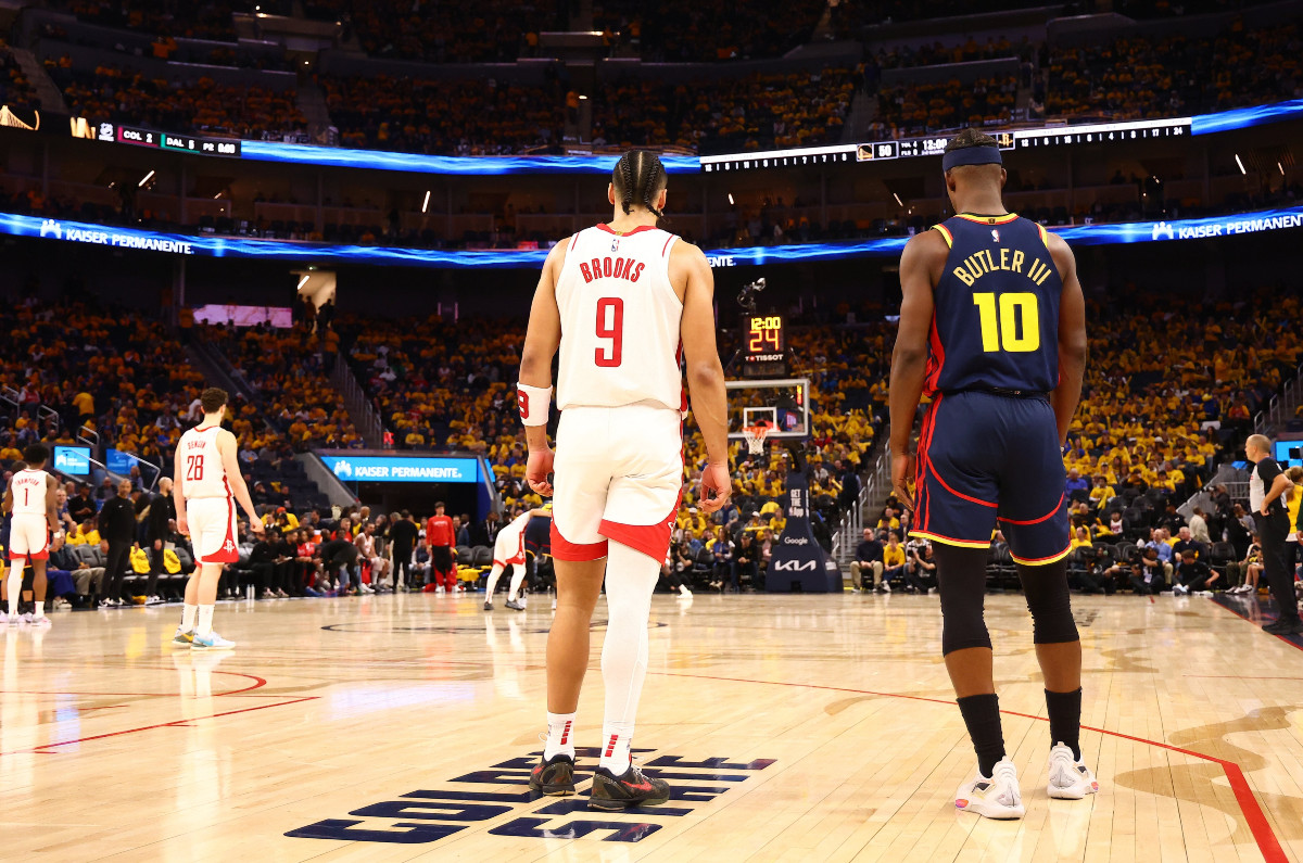 Jimmy Butler et Dillon Brooks