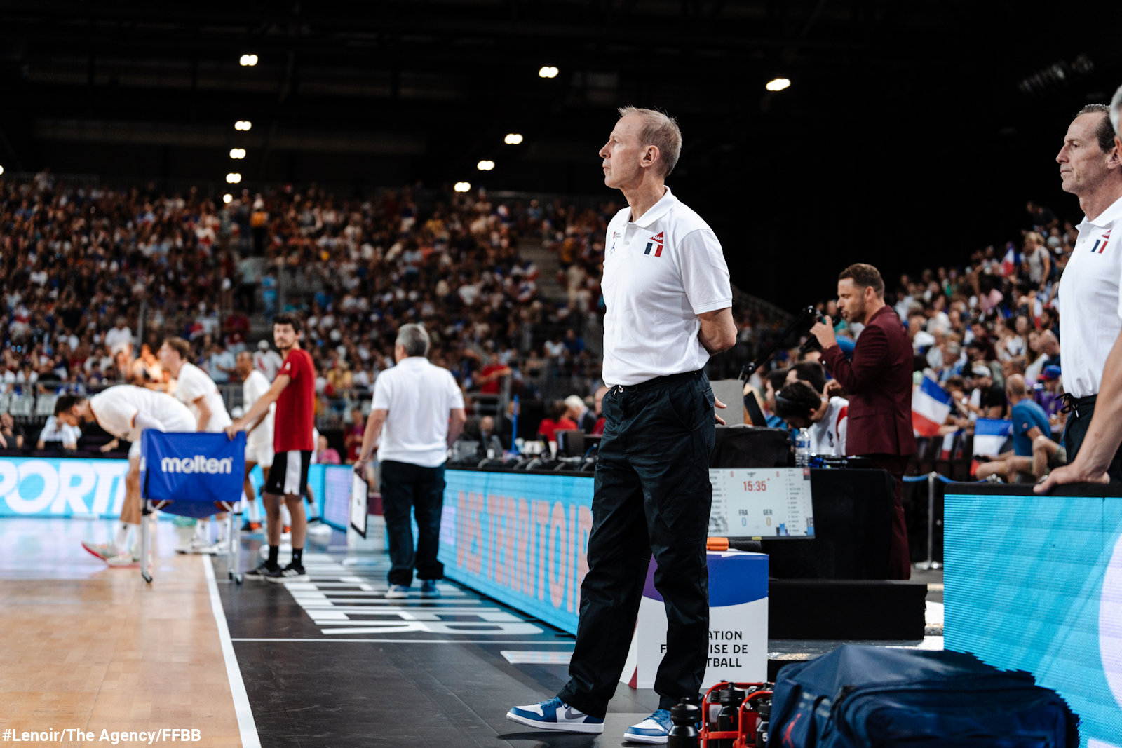 Vincent Collet avec Kenny Atkinson