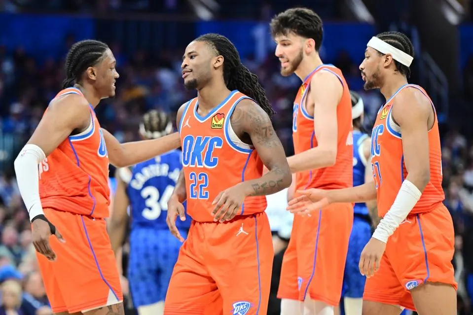 Les joueurs du Thunder