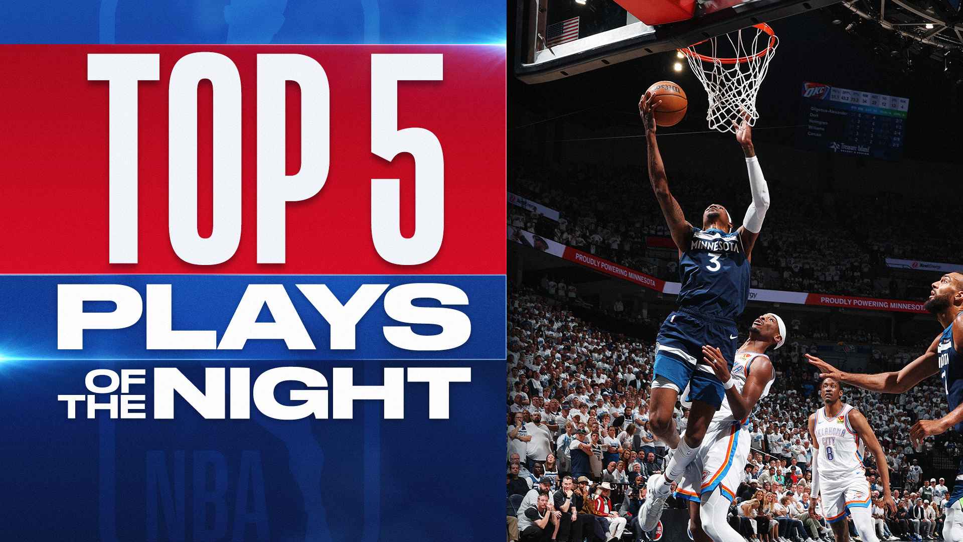 Le Top 5 de la nuit