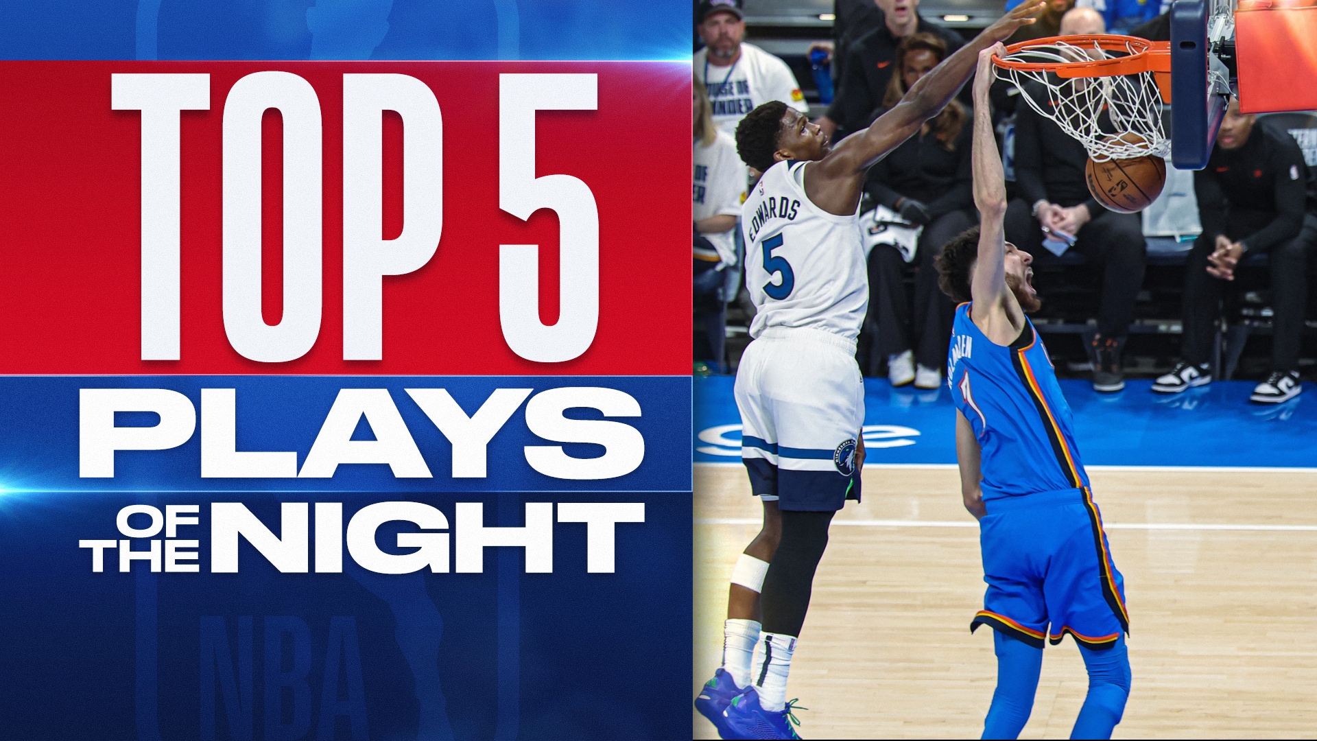 Le Top 5 de la nuit