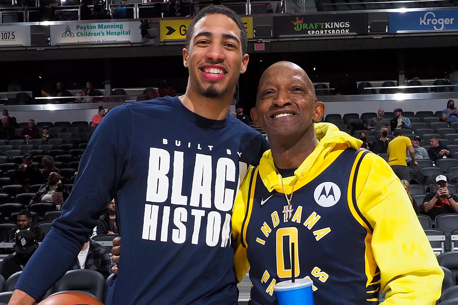 Tyrese Haliburton et son père