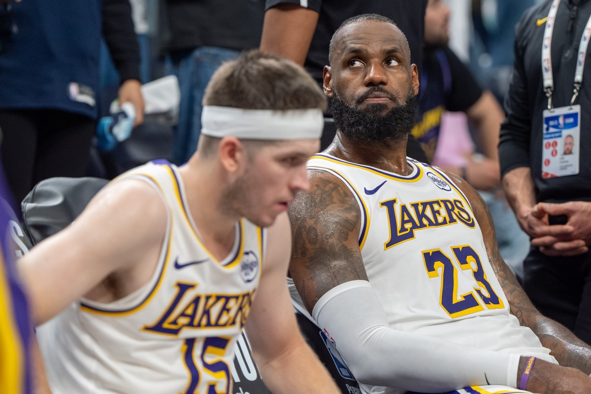 LeBron James avec les Lakers